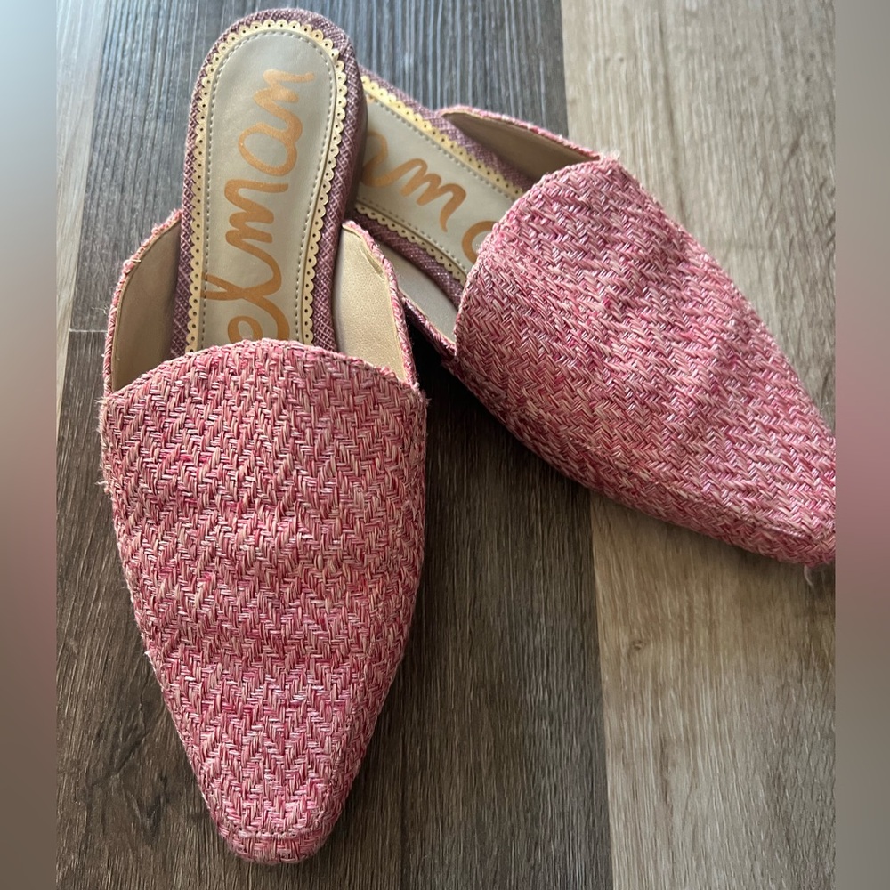 Sam Edelman Eiko Tweed Mules Size 7.5